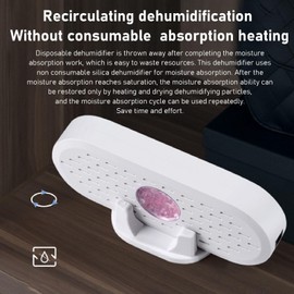 Absorbedor de Humedad Eléctrico, Potentes Deshumidificadores que Ahorran Energía para el Hogar