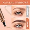 2PC Microblading Eyebrow Pencil, 2025 New Magic Liquid Eyebrow Pen,4