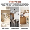 Pack of 2 Standing Kitchen Roll Holder, Wooden Kitchen Roll