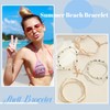 Beach Bracelet for Women Shell Bracelet Stackable Summer Beach Bracelet