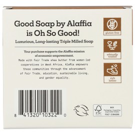 ALAFFIA Coconut Good Soap Value Pack 4 Count, 20 OZ