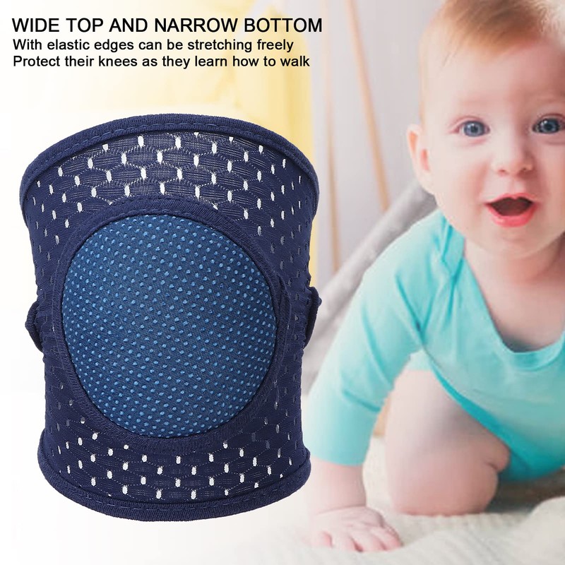 Baby Knee Crawling Pads, 1Pair Soft Cotton Elastic Unisex Prevent