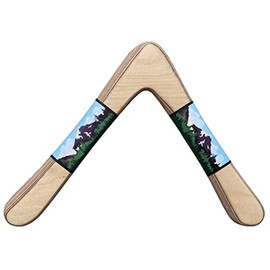 Colorado Boomerangs Crested Butte Wooden Boomerang - Great Beginner Boomerang! Made in USA