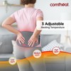 comfheat Portable Back Heating Pad with Vibration Massage, Cordless Lower