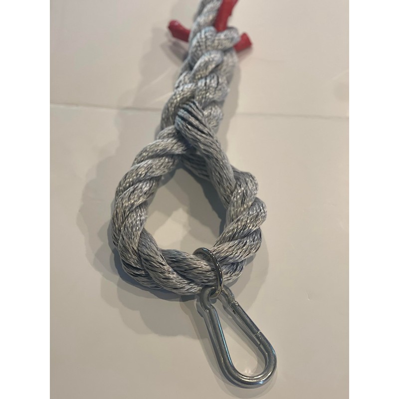 Rope Fit Sled Pull Rope (White, 1.5" x 50')