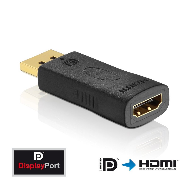 PureLink PureInstall Series PI150 Certified DisplayPort to HDMI Adaptor /