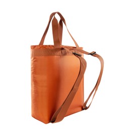 Tatonka Backpack Bag Market Bag 22 L - Lightweight Shopping Bag / Shopper with Stowable Backpack Straps and Zip - Can be Used as a Bag or Backpack - 22 Litres (Red), Red Earth, Market Bag
