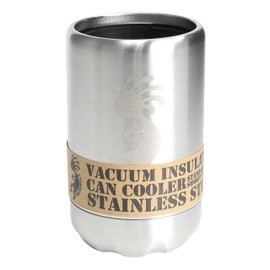 Aquapelli Vacuum Insulated Can Cooler, Regular, Stainless Steel