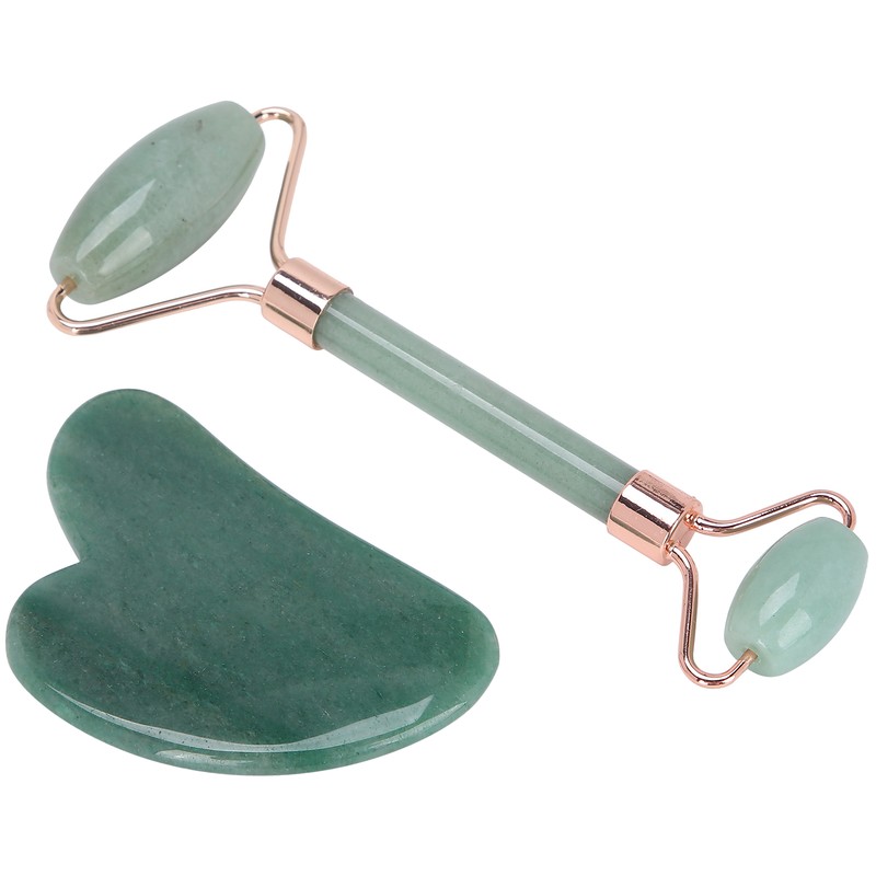 Portable Roller Massager with Heart Shaped Scraping Board Body Massage