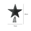 Christmas Tree Star Topper, Xmas Tree Topper Glittered 5 Point