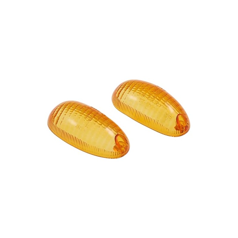 2EXTREME Indicator Lens Set Front Orange - Compatible with Piaggio