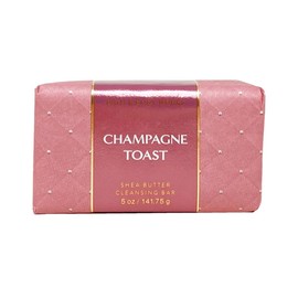 Generic Bath and Body Work CHAMPAGNE TOAST Set of 2 Shea Butter Cleansing Bars - 5 oz / 141.75 g each, Pink