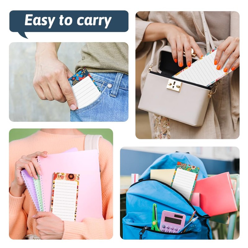 KiDEPOCH Magnet Notepads for Refrigerator, Magnetic To Do List Notepad