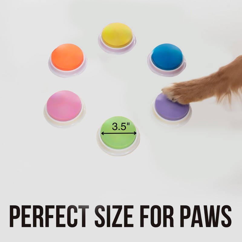 Pawsome Avenue Talking Buttons for Dogs - Dog Training Push