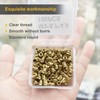 FullFun M3 Threaded Insert, M3 100pcs 3D Printing Brass Nuts,Knurled