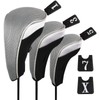 Andux Golf 460cc Driver Fairway Wood Club Head Covers 3pcs/Set