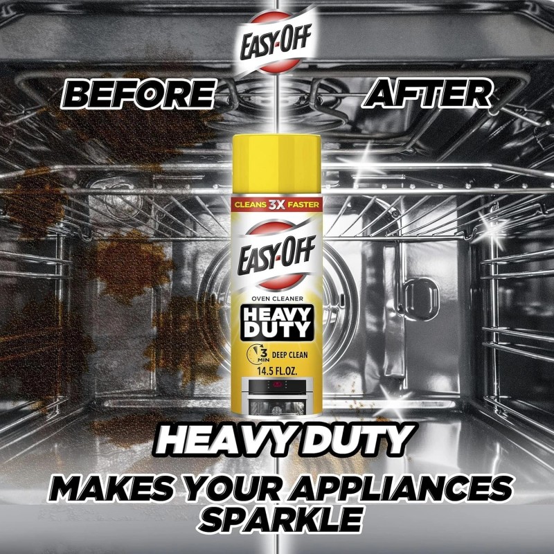 N/A Easy Off Heavy Duty Oven Cleaner, Cuts Grease &