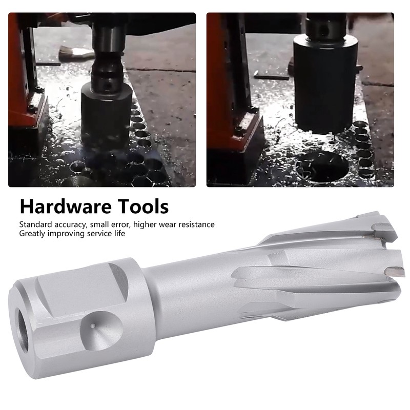 Core Drill Bit Universal Shank Cemented Carbide Steel Plate Deep