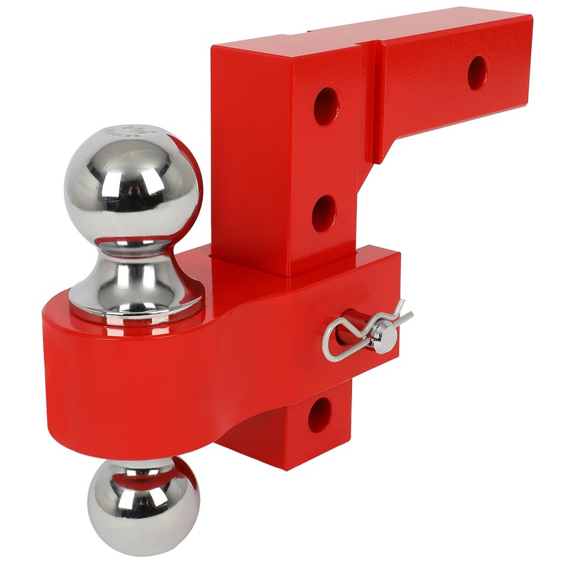 Abrillvt Dual Ball 6 Adjustable Trailer Towing Hitch 2 &