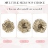 CVNRCLP Messy Bun Hair Piece for Women - Curly Wavy