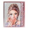 Depesche 12645 TOPModel Glitter Queen Notebook and Pencil Gift Set,