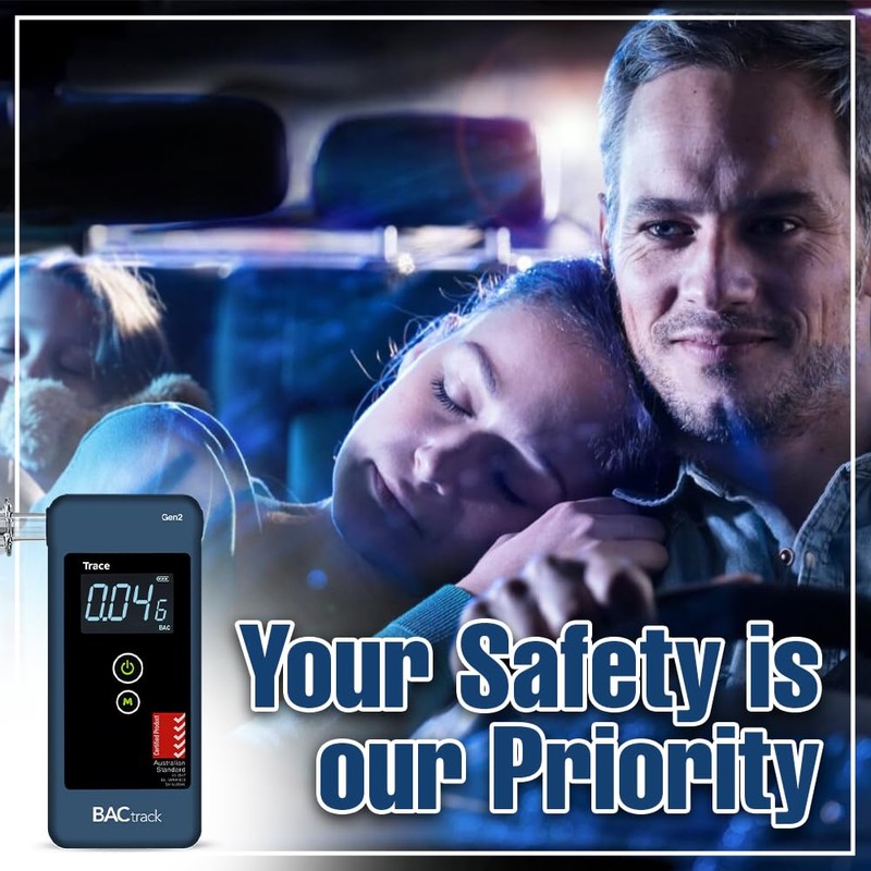 BACtrack Trace Pro Gen2 Breathalyzer Australian Standard Portable Breath Alcohol