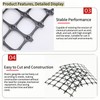 Bidirectional Force Bearing Plastic Geogrid 4' x 65.6' Paver Base