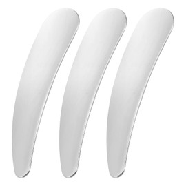 6-Pack Cosmetic Spatula, Mini Metal Makeup Spatula - Reusable Stainless Steel Cosmetic Spatulas for Skincare Mixing, Cream Sampling & Facial Application (Travel-Size Beauty Tools, Silver)