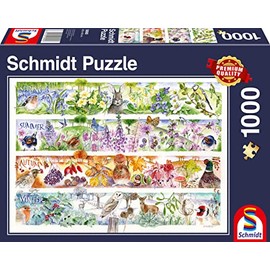 Schmidt Spiele 58980 Seasons Jigsaw Puzzle 1,000 Pieces Multi-Coloured