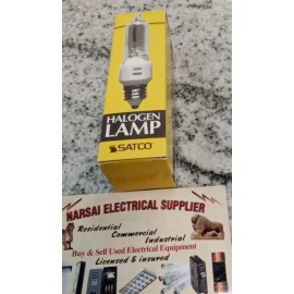 Satco S3157/ 120V/75W/ 75Q/CL/MC /JD E11  Mini-Candelabra Base Bulb Clear(9DB1UP