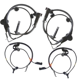 ISUMO 4 Pieces ABS Wheel Speed Sensor Front - Rear/Left - Right Compatible with Mitsubishi Eclipse Cross 2018-2023, Outlander 2017-2020, Outlander PHEV 2018-2022