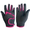 eGlove eQUEST GripPro LITE - Lightweight Horse Riding Gloves (Black/Raspberry,