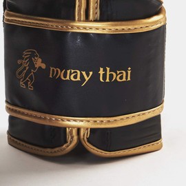 LEONE 1947 Muay Thai Boxing black black Size:10 Oz