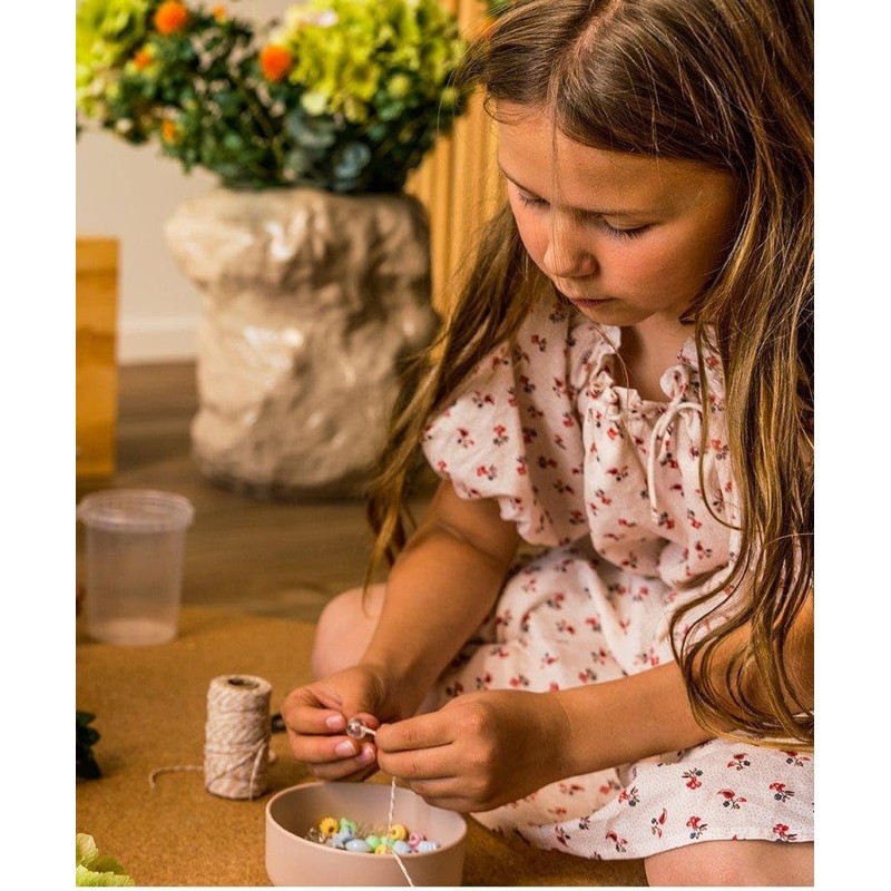 DANTOY 520 Pastel Coloured Craft Beads Recycled Plastic 5911