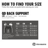 Rehband Back Brace Black, Back Support Belt Made of 5