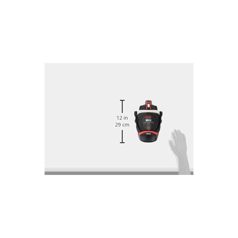 Thermos 64 Ounce Foam Insulated Hydration Bottle, Black