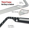 RCKJNJ Thin Blue Line License Plate Frames - Aluminum American