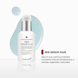 MEDICUBE Red Serum 2.0 Plus, Sérum Facial Coreano con Niacinamida, Ácido Salicílico BHA, Zinc PCA, Árbol de Té y Centella Asiática, para Poros y Textu