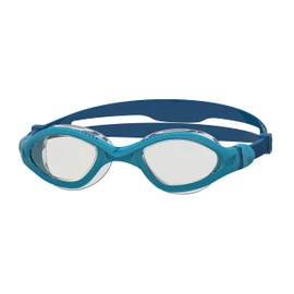 Zoggs Tiger Adult Swimming Goggles, UV protection swim goggles, Quick Adjust Comfort Goggle Straps, Fog Free Swim Goggle Lenses, Zoggs Liquid Skin Flexibility & Fit, Maxium UV Protection