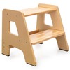 1-Step Wooden Step Stool for Toddlers | Kids Step Stool