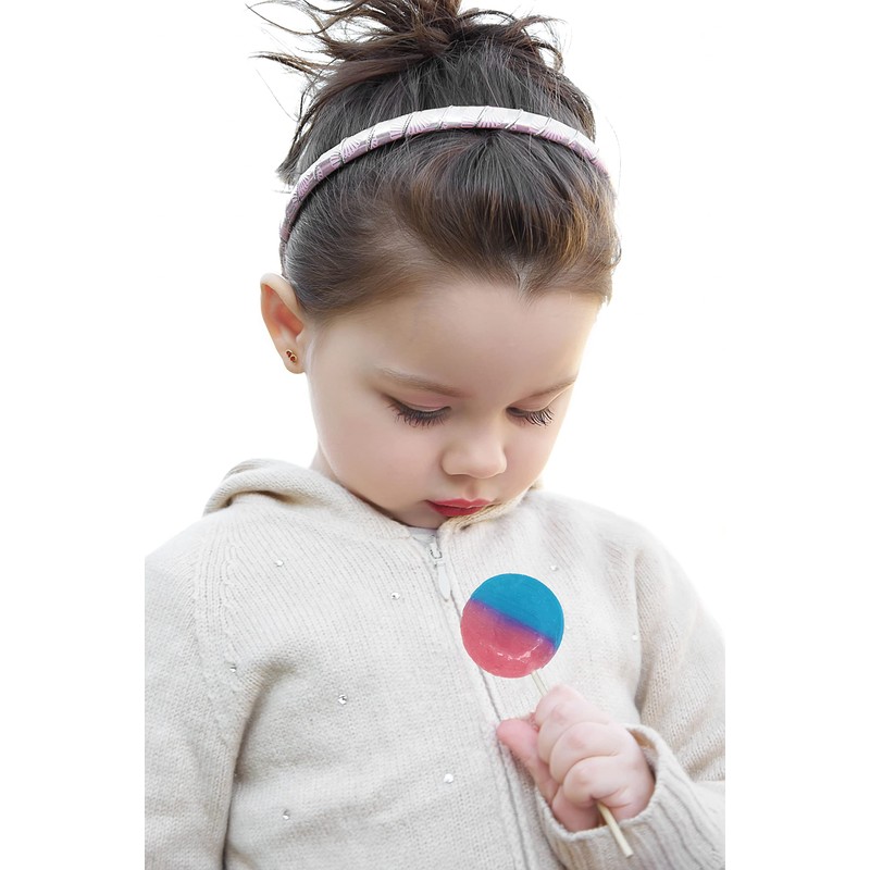 Cotton Candy Lollipop suckers Individually Wrapped (30 Pack)