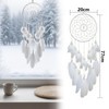 Koundeneko Dream Catcher, Wall Hanging, Feathers, Hand Knitted, Dream Catcher