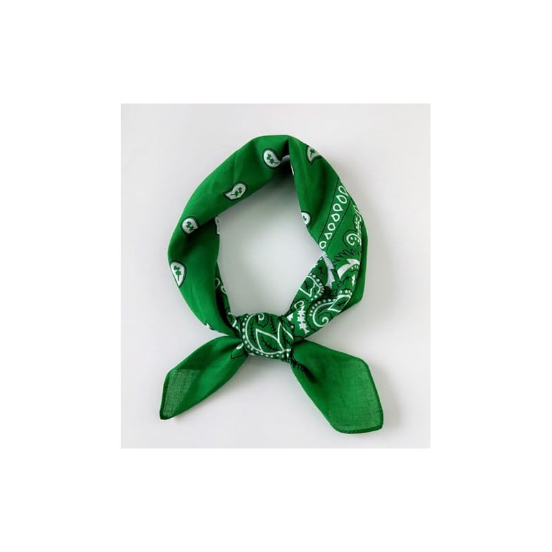 Fosys Bandana, 100% Cotton, Cashew Nut Pattern, 21.7 x 21.7