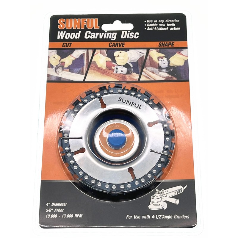 5-PACK Chainsaw Wheel 5/8" Arbor Compatible with All 4-1/2 Angle