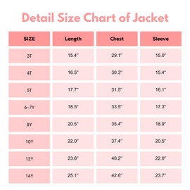 WELAKEN Floral Jacket for Girls Kids & Toddler II Little Girl's Lightweight Jackets Outerwear