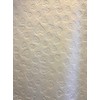 Double Sided Embossed Soft Cuddle Fleece Fabric Material - White