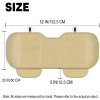 Back Seat Cover Protector - Waterproof Car Seat Cushion PU