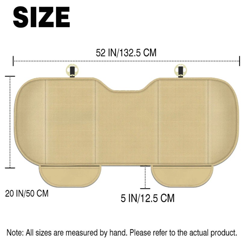 Back Seat Cover Protector - Waterproof Car Seat Cushion PU