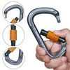 Climbing Carabiners, Auto Locking Carabiner Clips Heavy Duty for Rock
