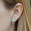 Screaming Goat Novelty Clip-On Stud Earrings
